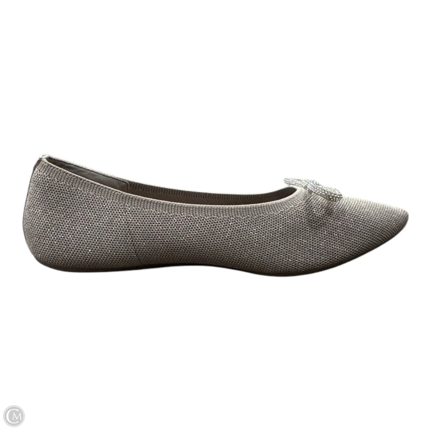 Shoes Flats By Skechers In Silver, Size: 11