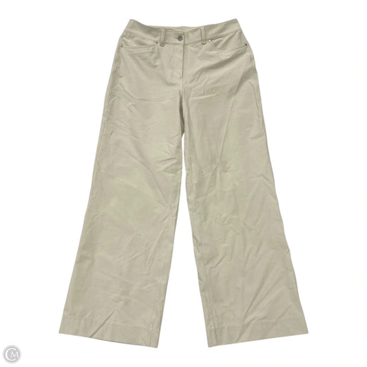 Athletic Pants By Lululemon In Cream, Size: 6