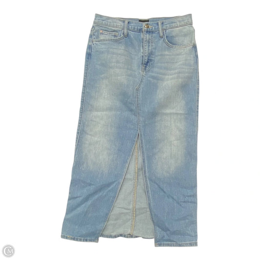Skirt Midi By Hudson In Blue Denim, Size: 8