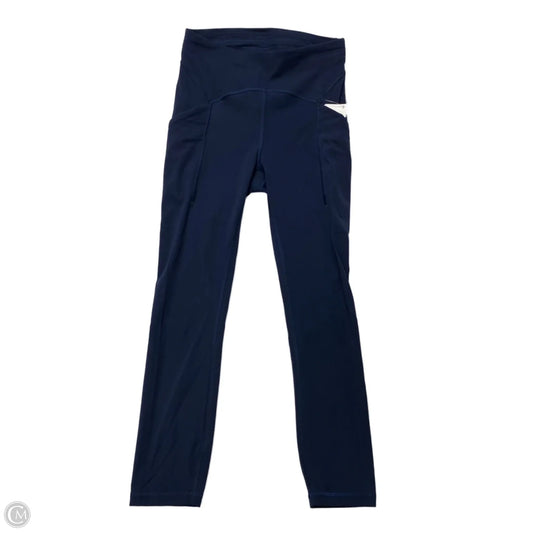 Athletic Leggings By Lululemon In Navy, Size: 4