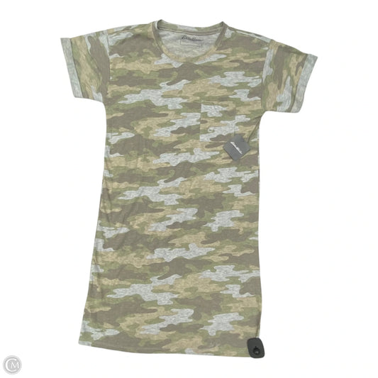 Dress Casual Midi By Eddie Bauer In Camouflage Print, Size: Xs