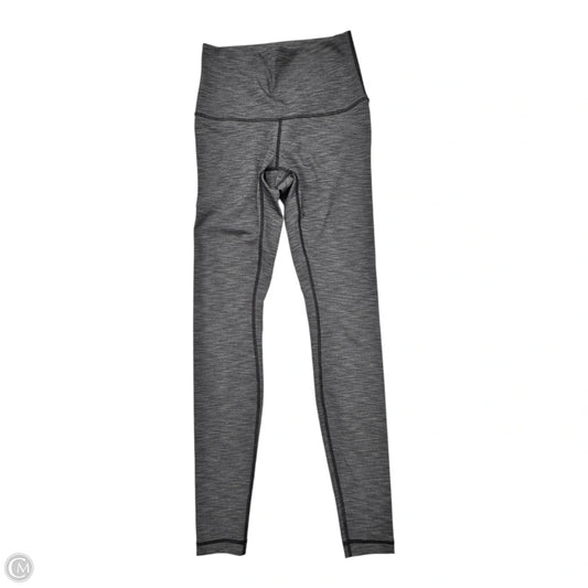 Athletic Leggings Designer By Lululemon In Grey, Size: 6