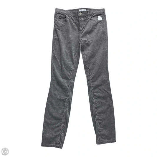 Pants Corduroy By Loft In Grey, Size: 4
