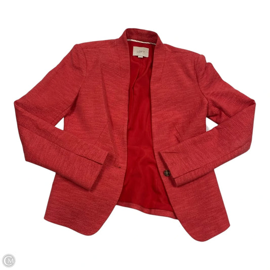 Blazer By Loft In Red, Size: 4