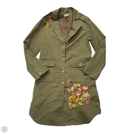 Coat Raincoat By Sundance In Green, Size: M