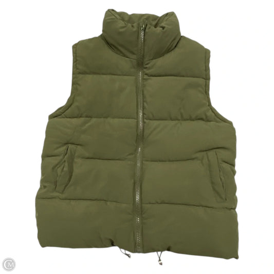 Vest Puffer & Quilted By Clothes Mentor In Green, Size: S