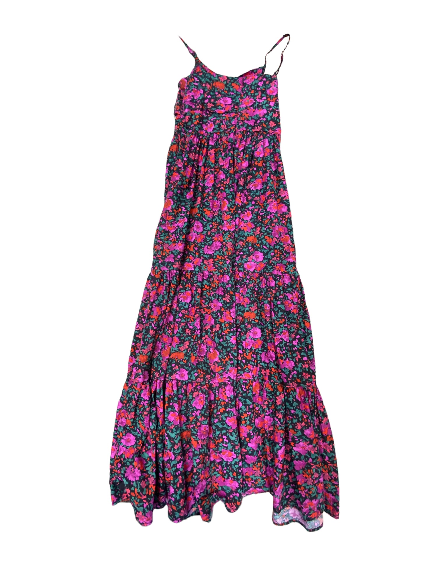 Floral Print Dress Casual Maxi Cmc, Size S