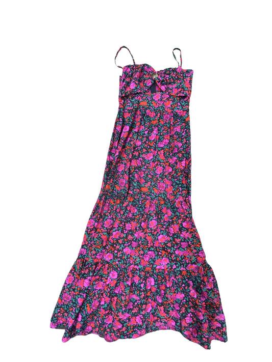 Floral Print Dress Casual Maxi Cmc, Size S