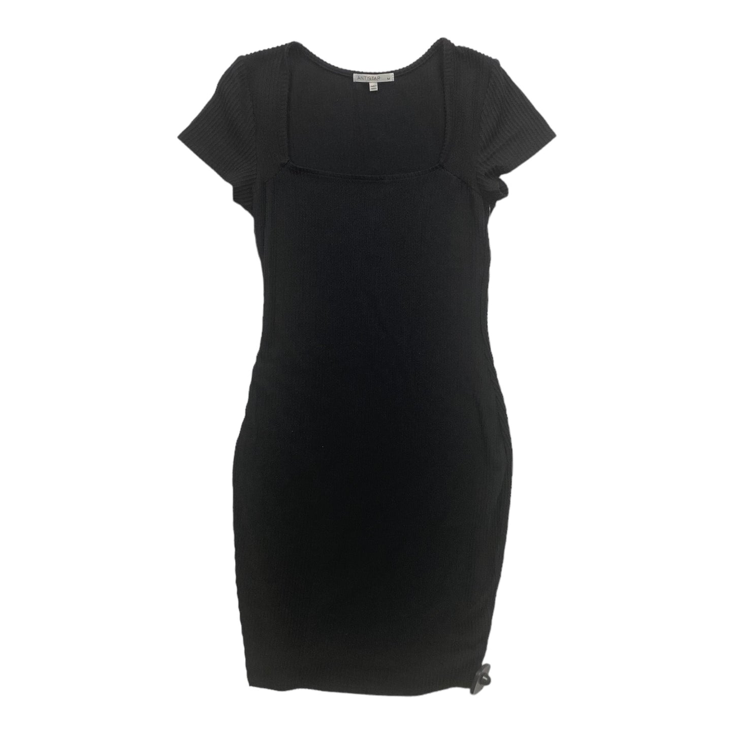 Black Dress Casual Midi ANTISTAR, Size M