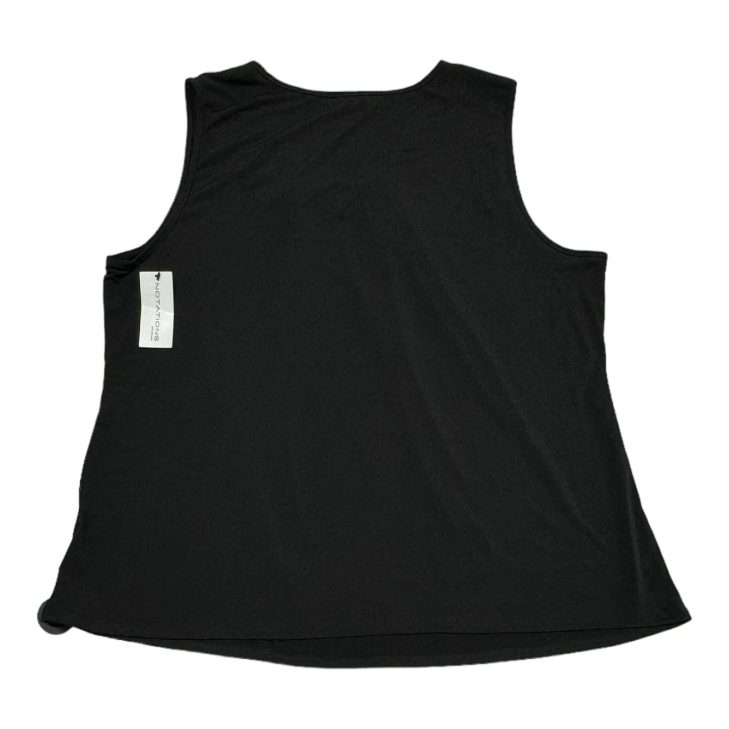 Top Sleeveless By Notations  Size: 3x