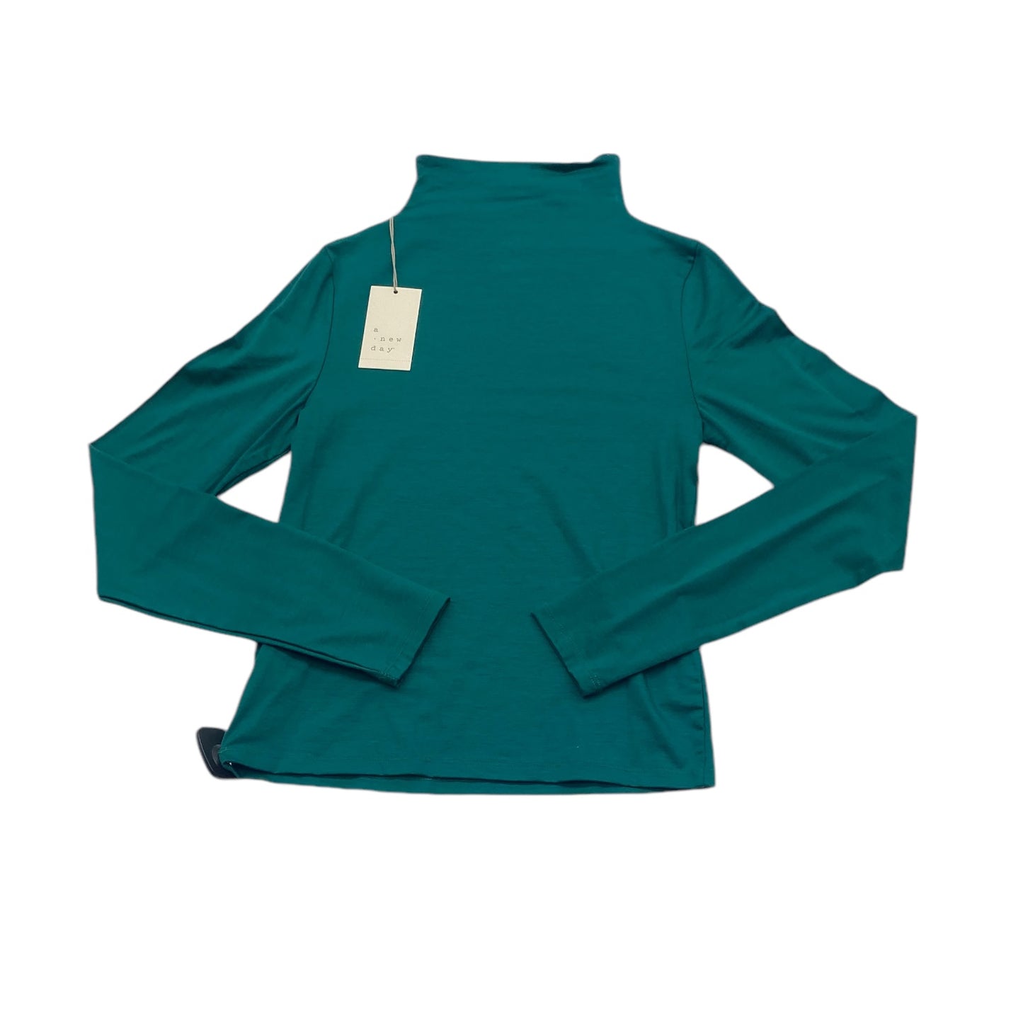 Top Long Sleeve By A New Day In Green, Size: Xs