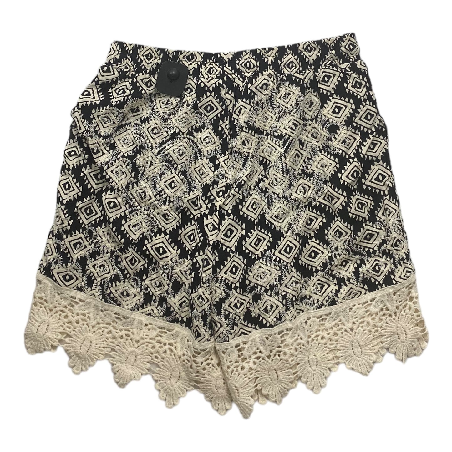 Black & Cream Shorts Solitaire, Size L