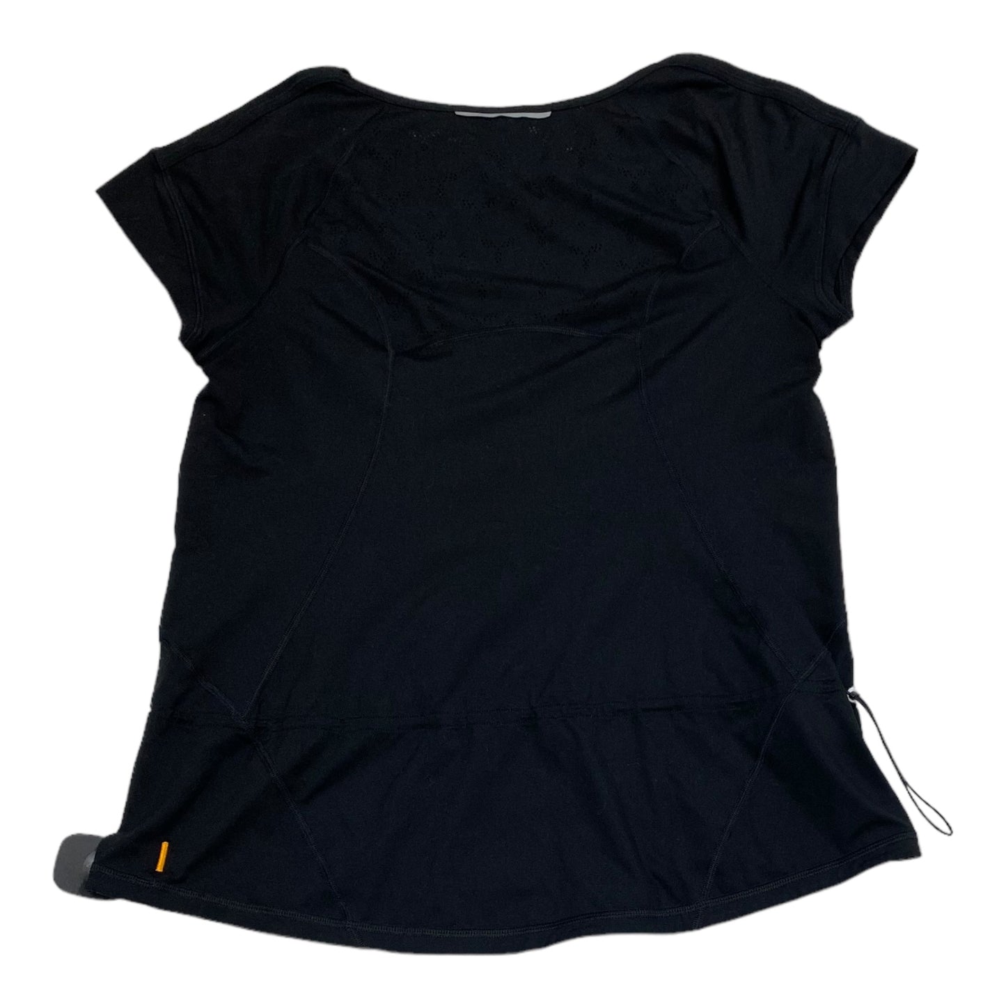 Black Athletic Top Short Sleeve Lucy, Size L