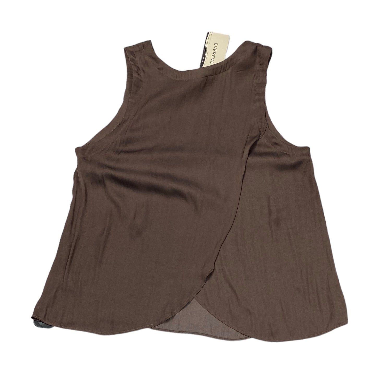 Top Sleeveless By Evereve In Brown, Size: S