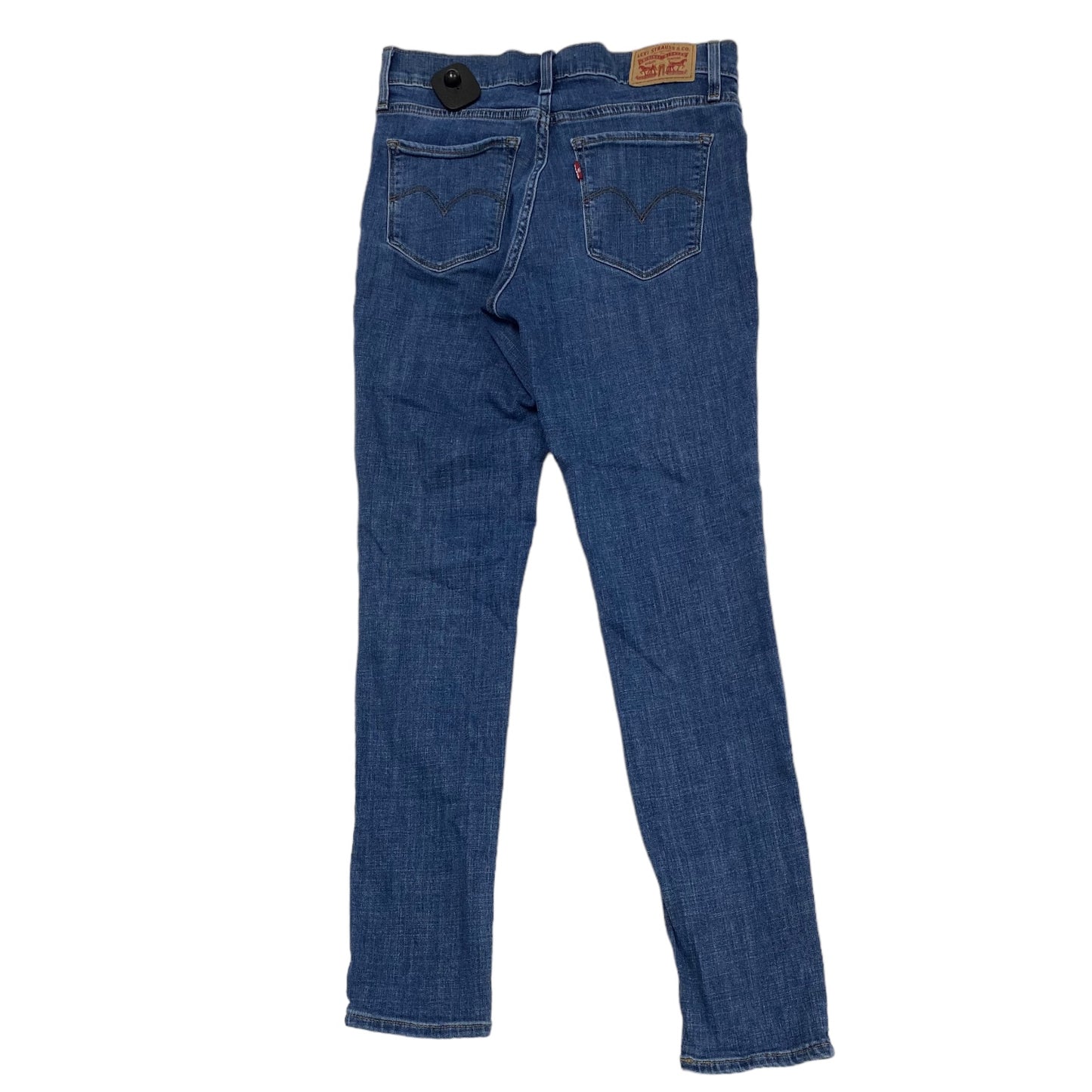 Jeans Skinny By Levis In Blue Denim, Size: 4