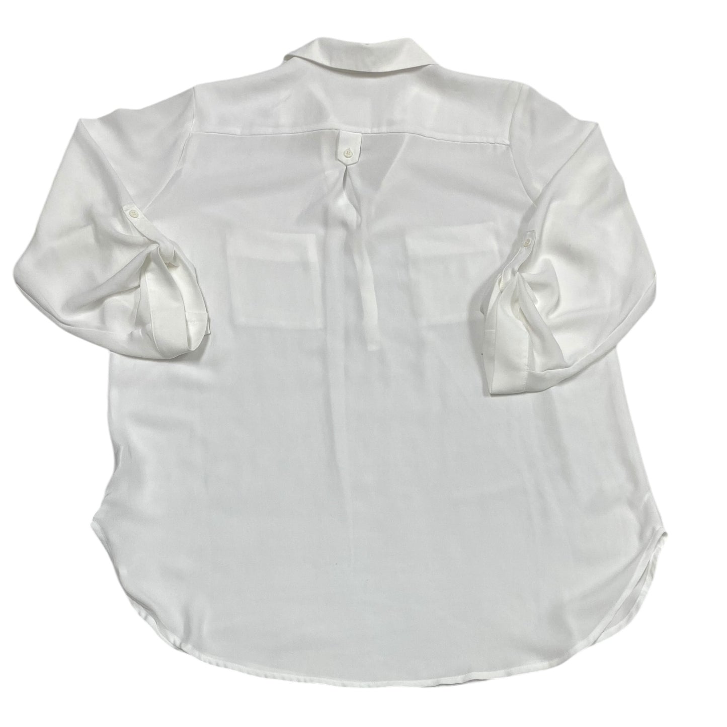 Top Long Sleeve By Pleione In White, Size: Xl