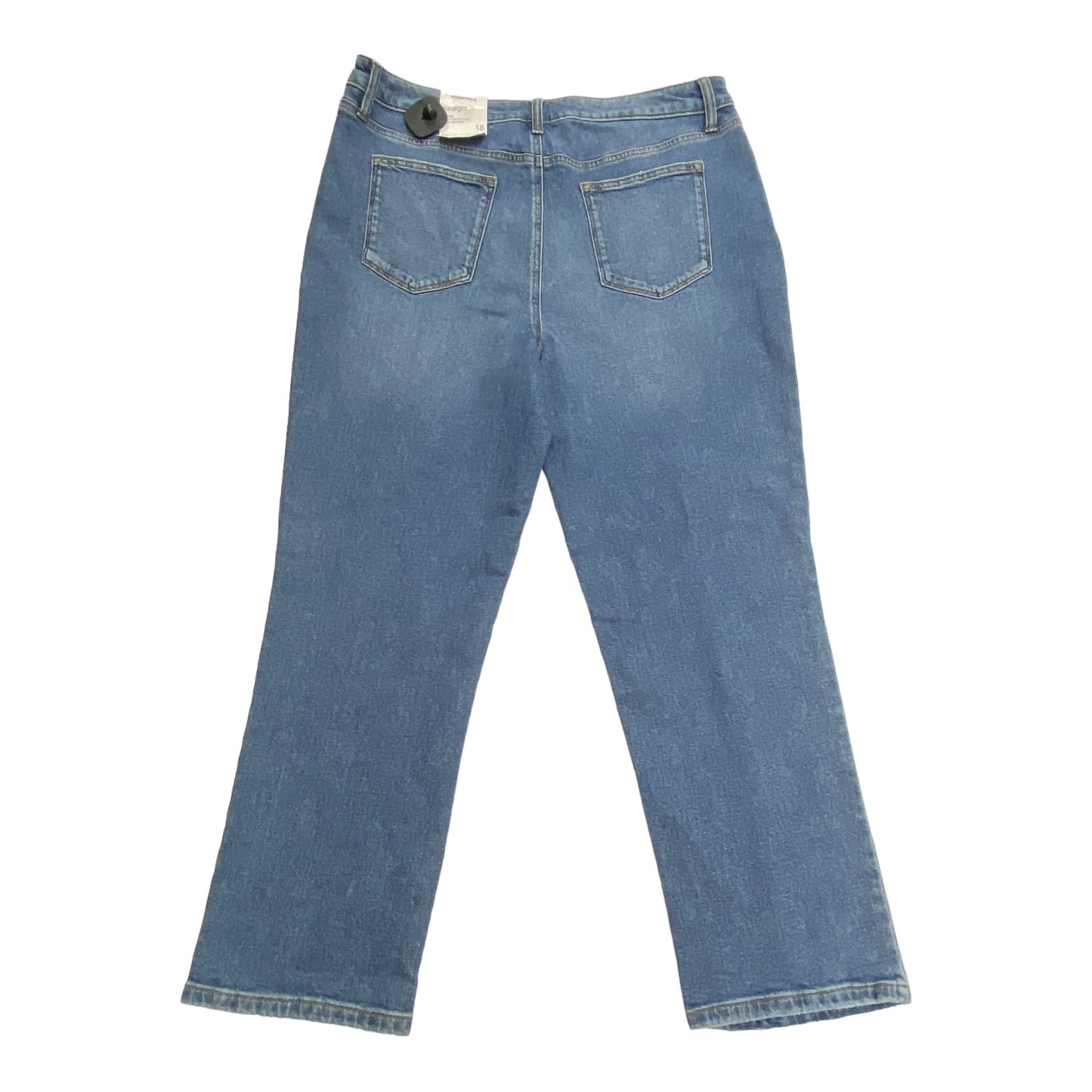 Jeans Straight By Sonoma In Blue Denim, Size: 1x