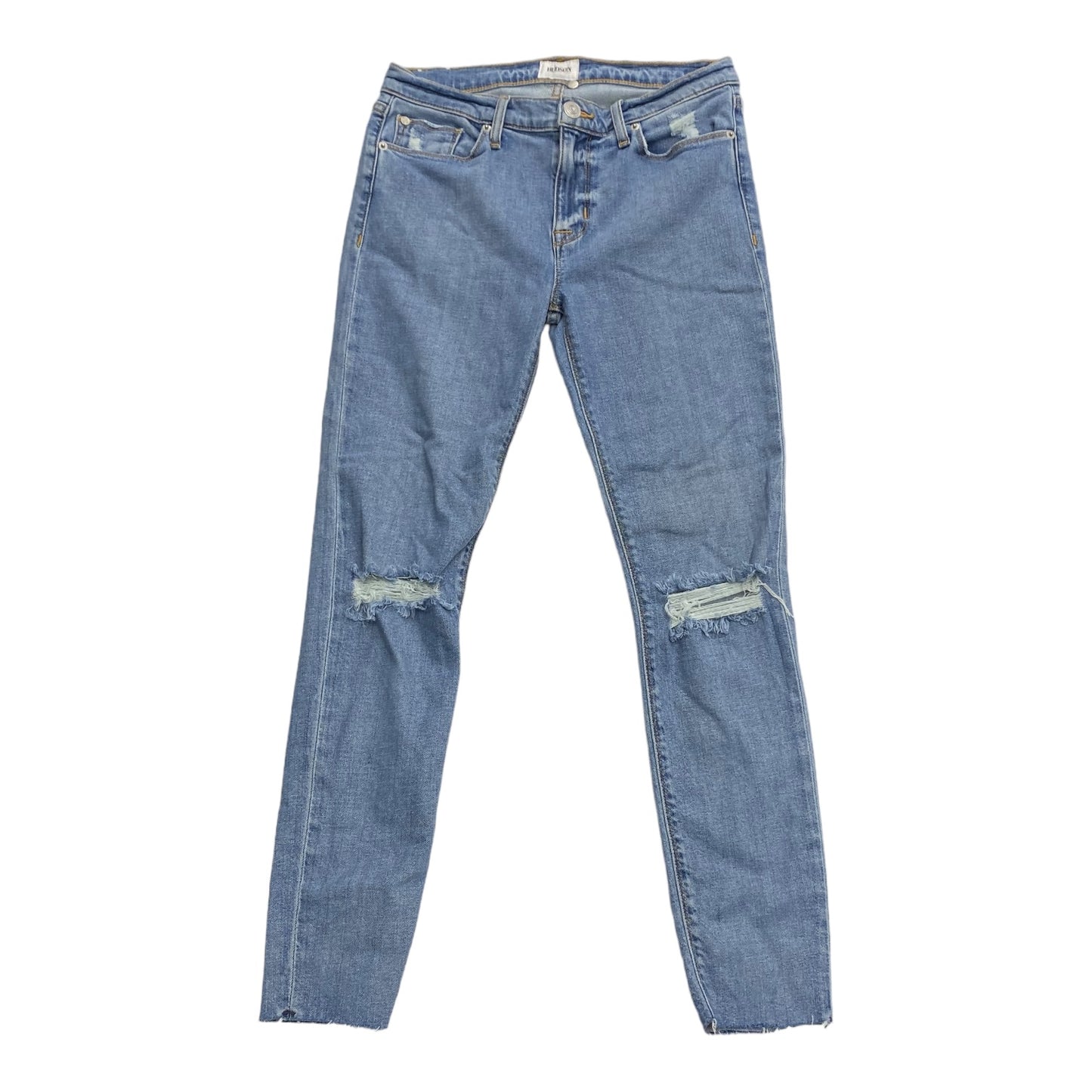 Jeans Skinny By Hudson In Blue Denim, Size: 6