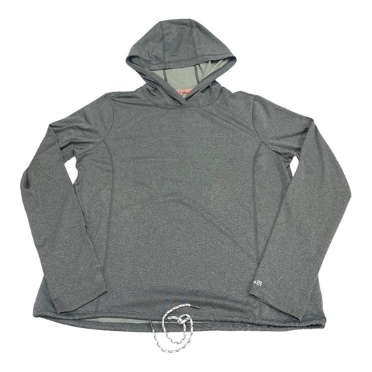 Athletic Top Long Sleeve Hoodie By Avalanche In Grey, Size: Xl