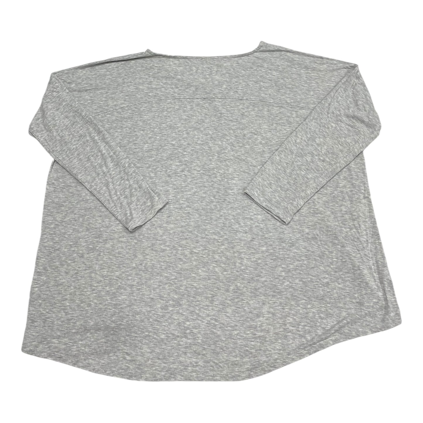 Top Long Sleeve By Loft In Grey, Size: L