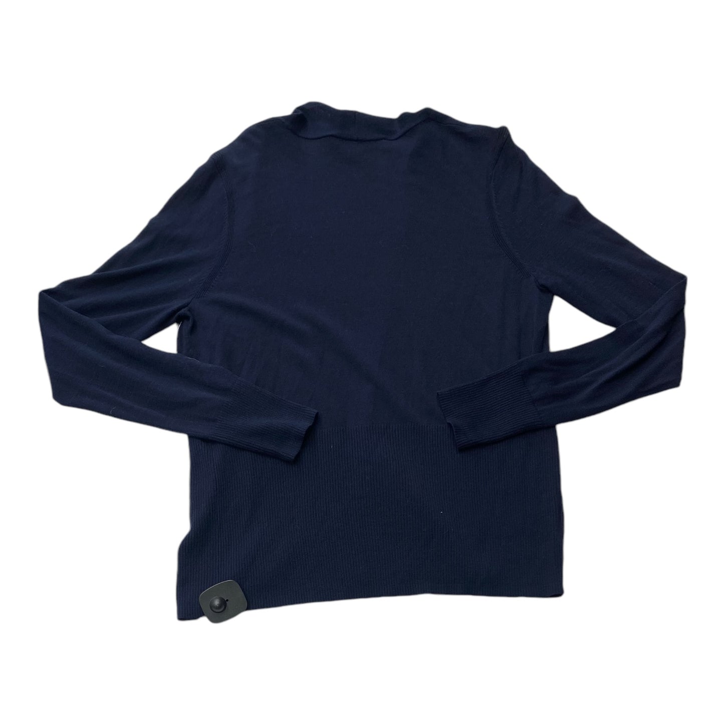 Sweater Cardigan By Loft In Navy, Size: M