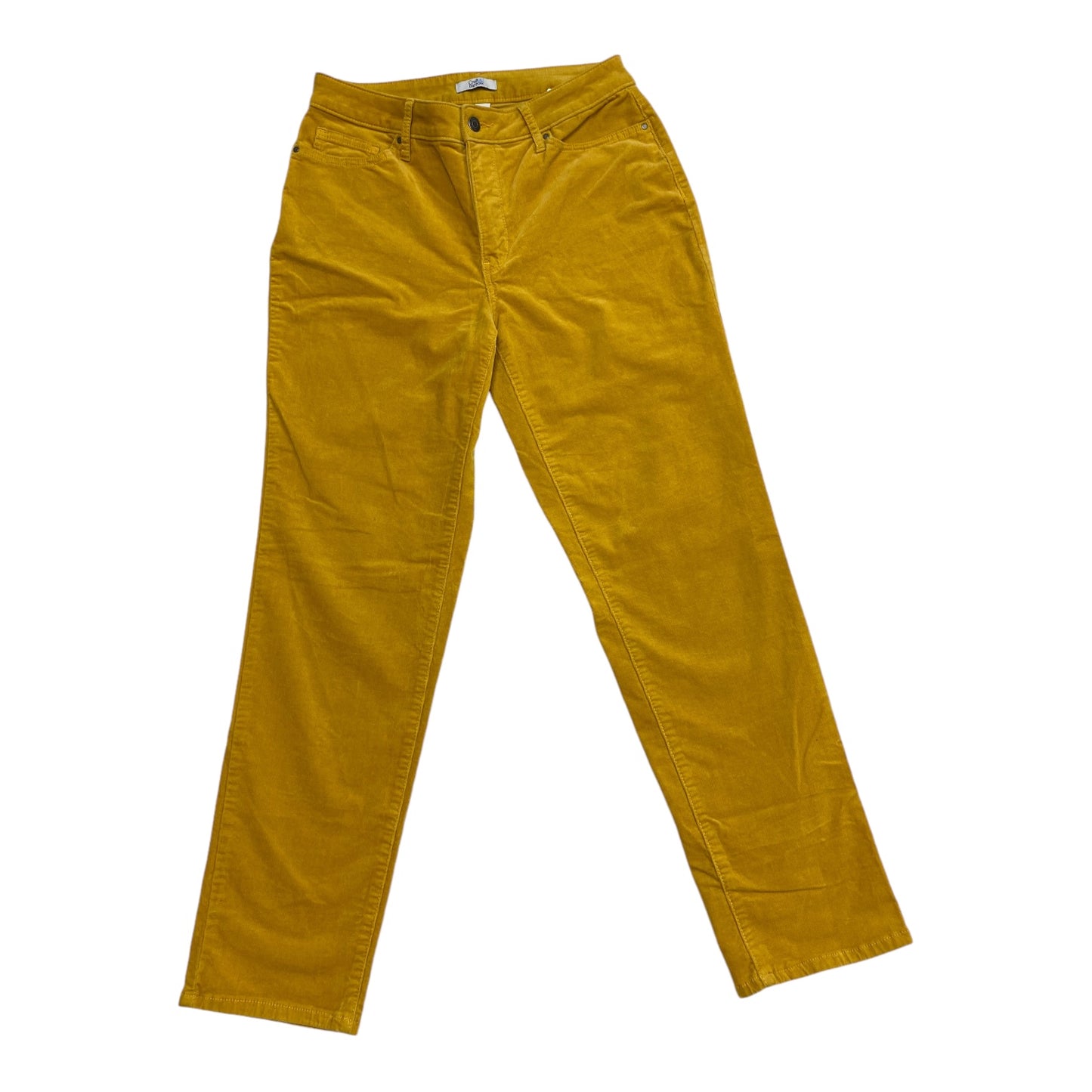 Pants Corduroy By Croft And Barrow In Yellow, Size: 8