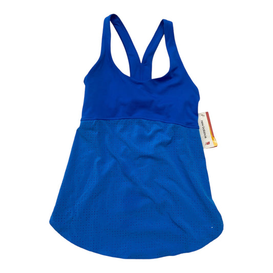 Athletic Tank Top By New Balance In Blue, Size: S