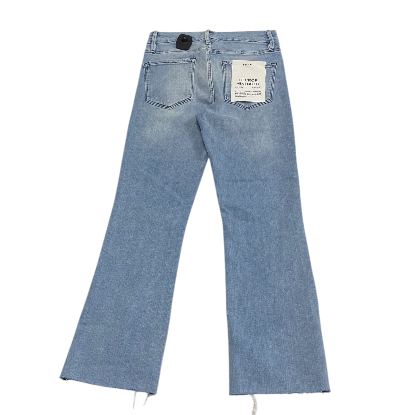 Jeans Cropped By Frame In Blue Denim, Size: 6