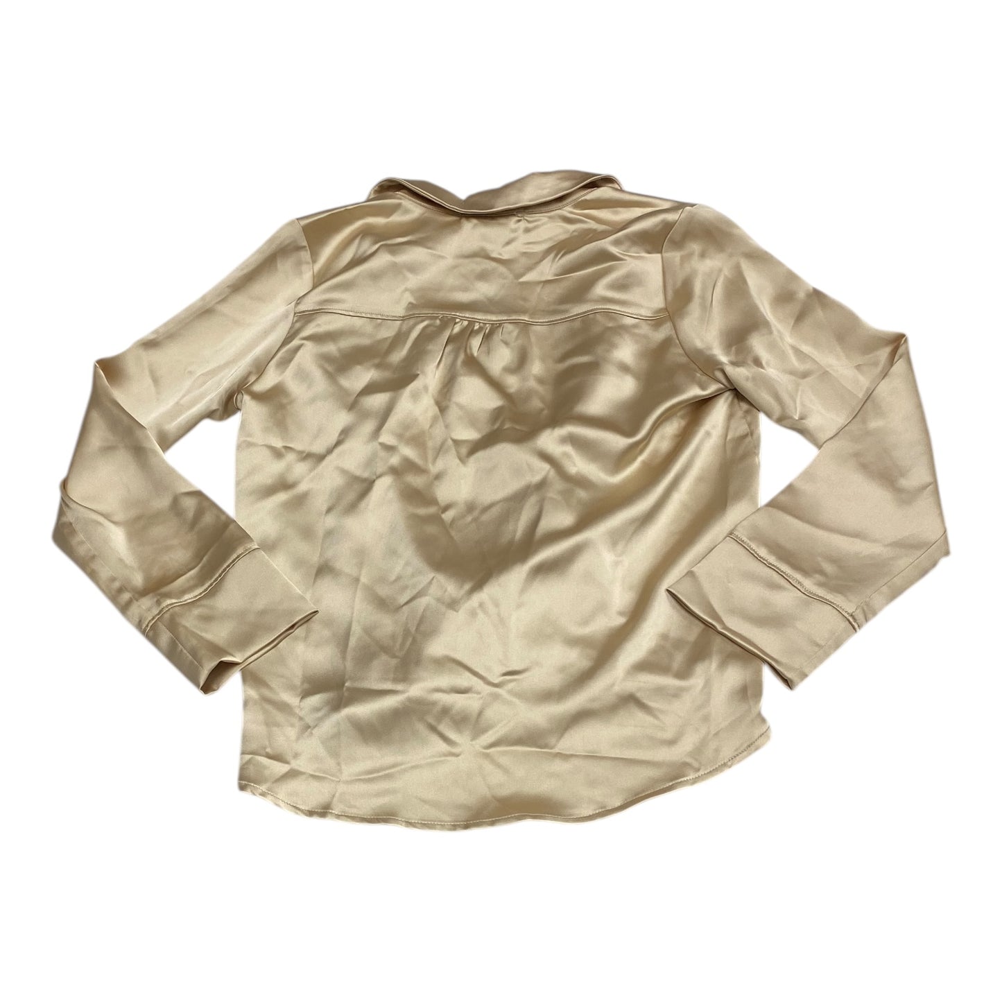 Top Long Sleeve By Gibson In Gold, Size: Xs