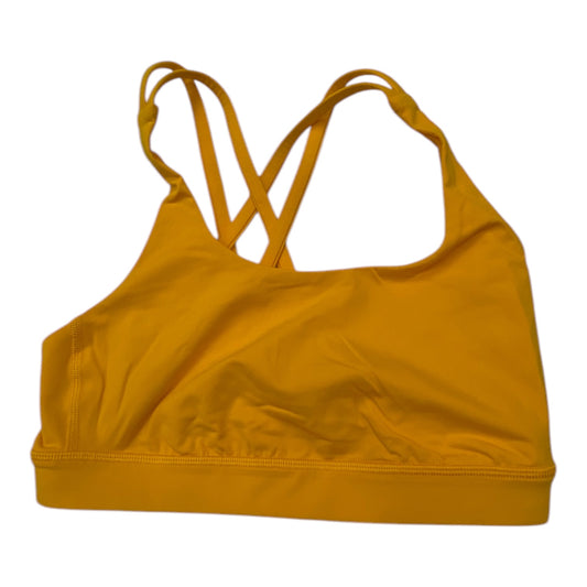 Athletic Bra By Lululemon In Orange, Size: 6