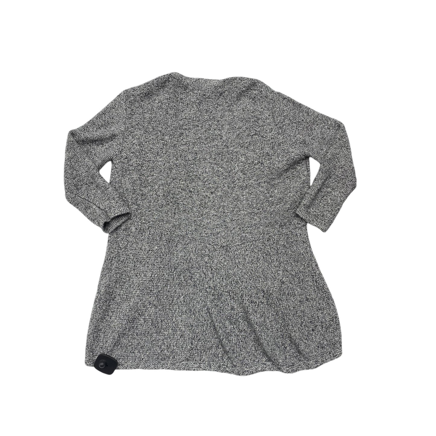 Sweater Cardigan Designer By Eileen Fisher In Grey, Size: S