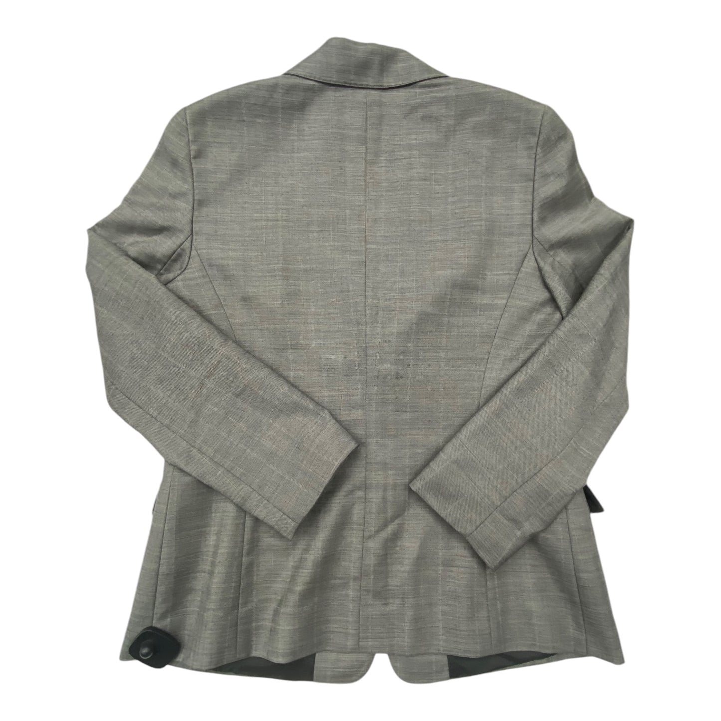 Blazer Designer By Lafayette 148 In Grey, Size: 12