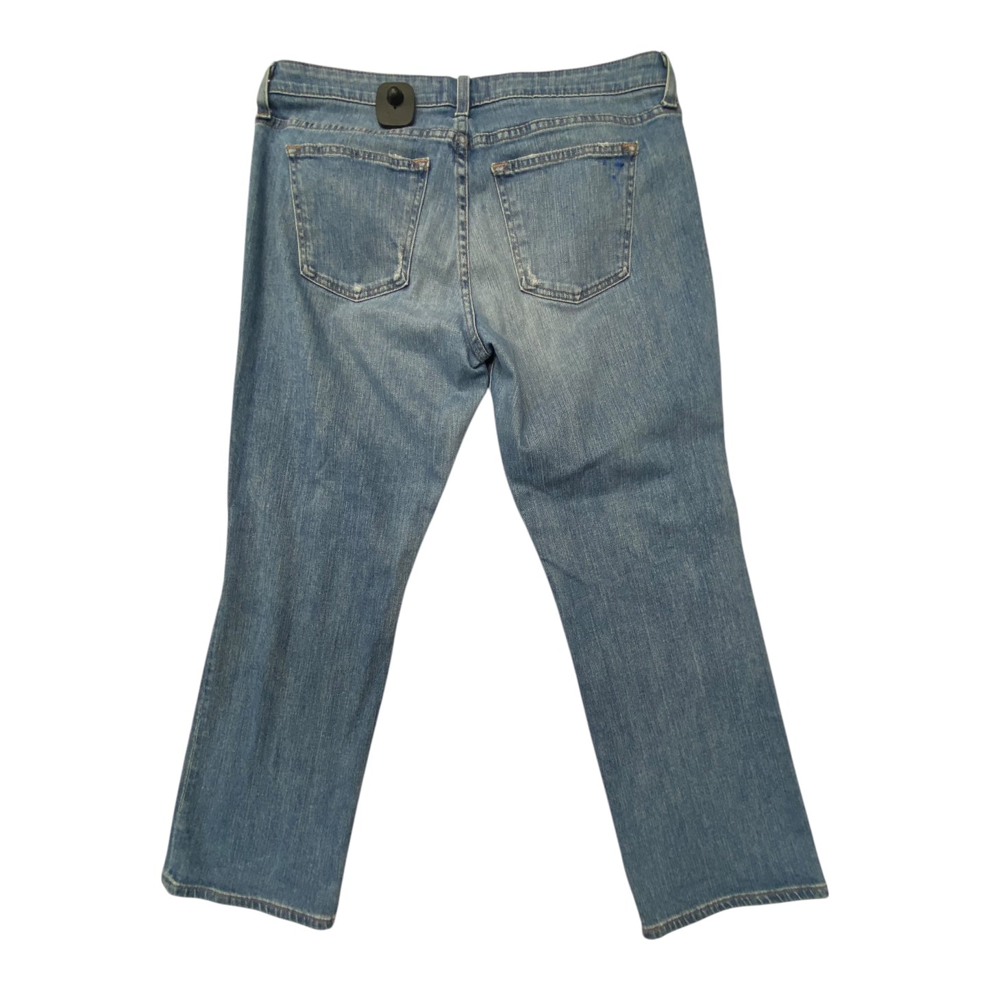 Jeans Cropped By Big Star In Blue Denim, Size: 14