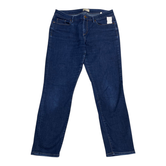 Jeans Skinny By Loft In Blue Denim, Size: 10