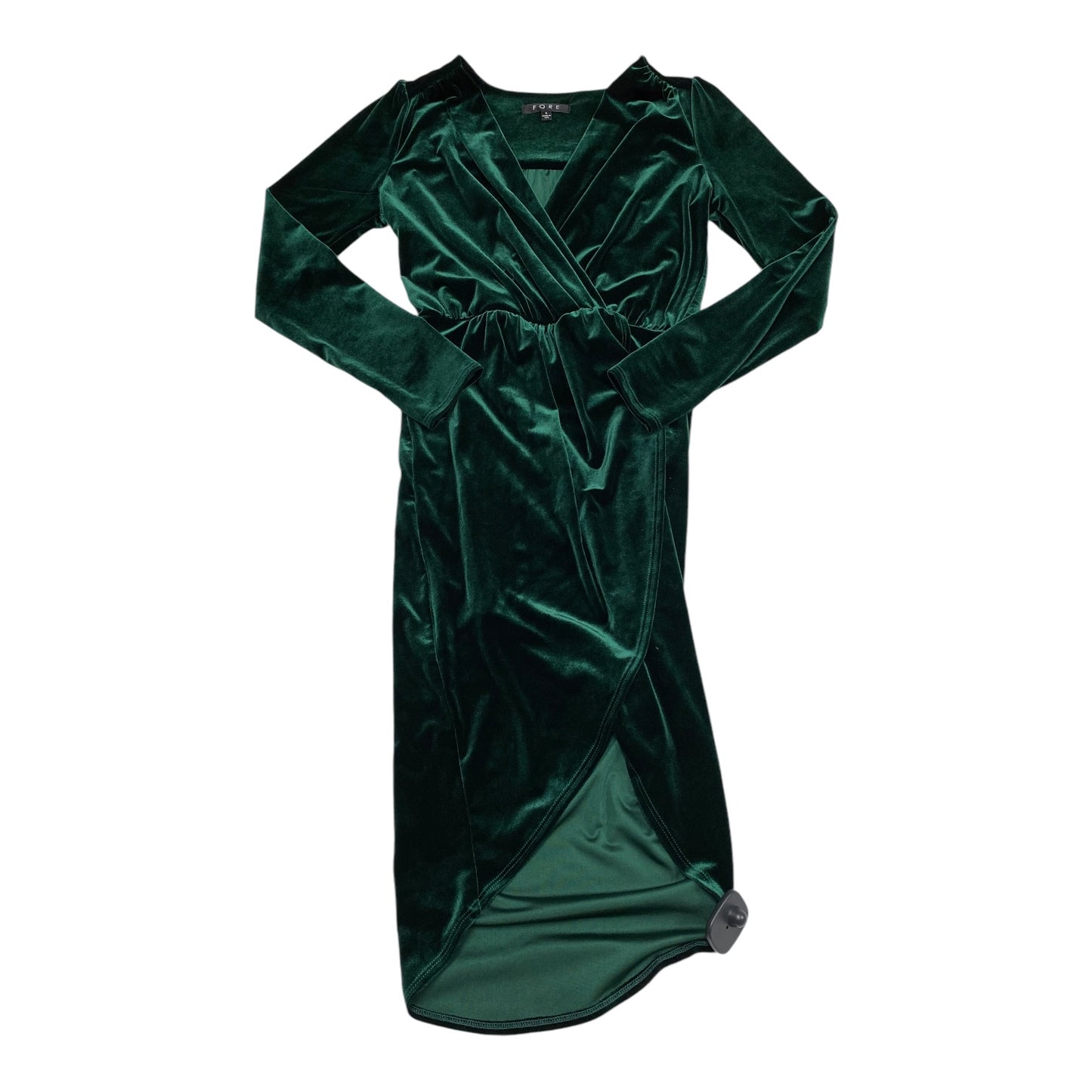 Dress Party Midi By Fore In Green, Size: S