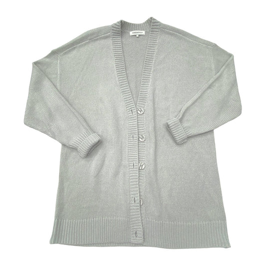 Sweater Cardigan By WEWOREWHAT In Grey, Size: L