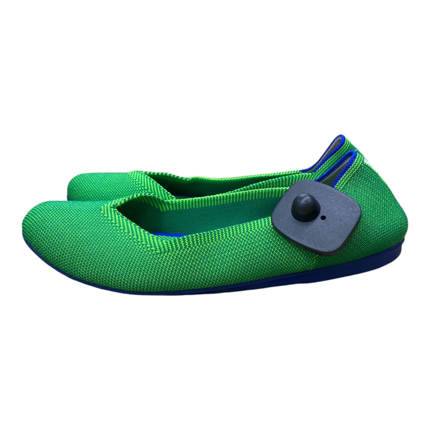 Shoes Designer By Rothys In Blue & Green, Size: 7.5