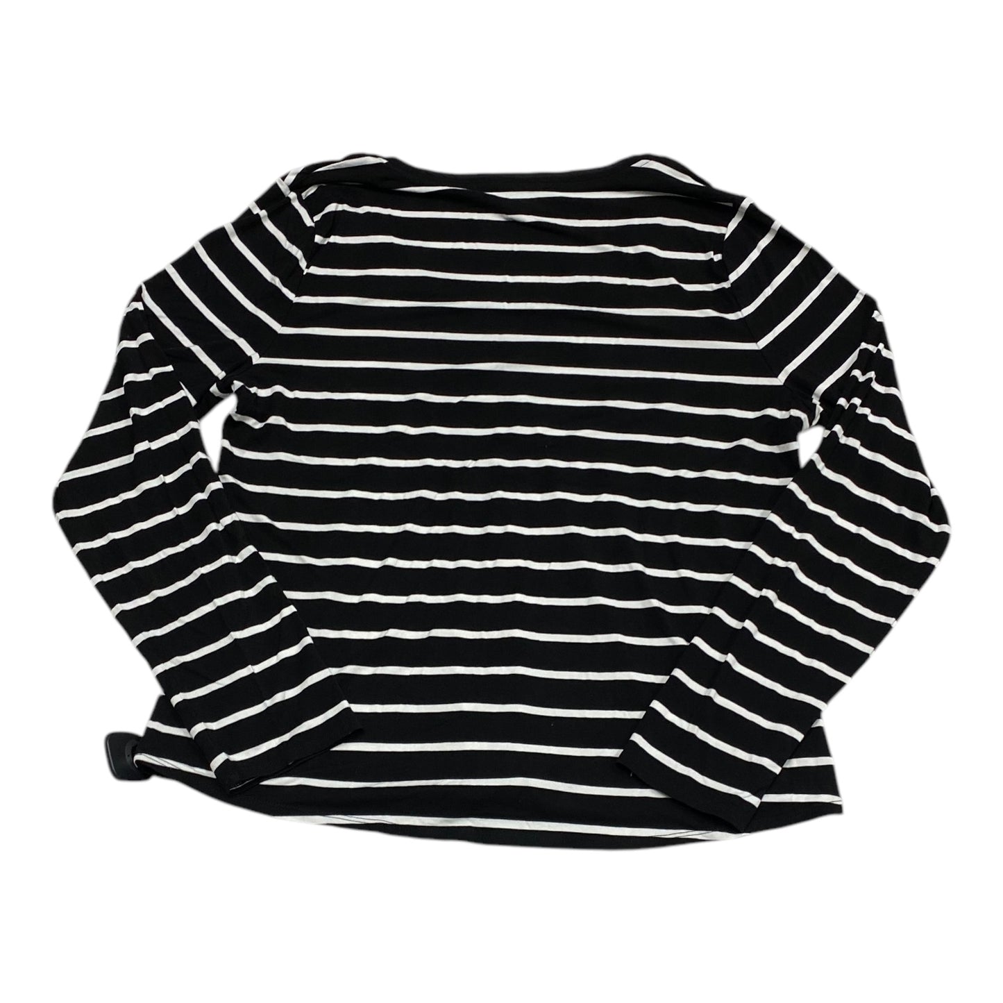 Top Long Sleeve By White House Black Market In Black & White, Size: Xl