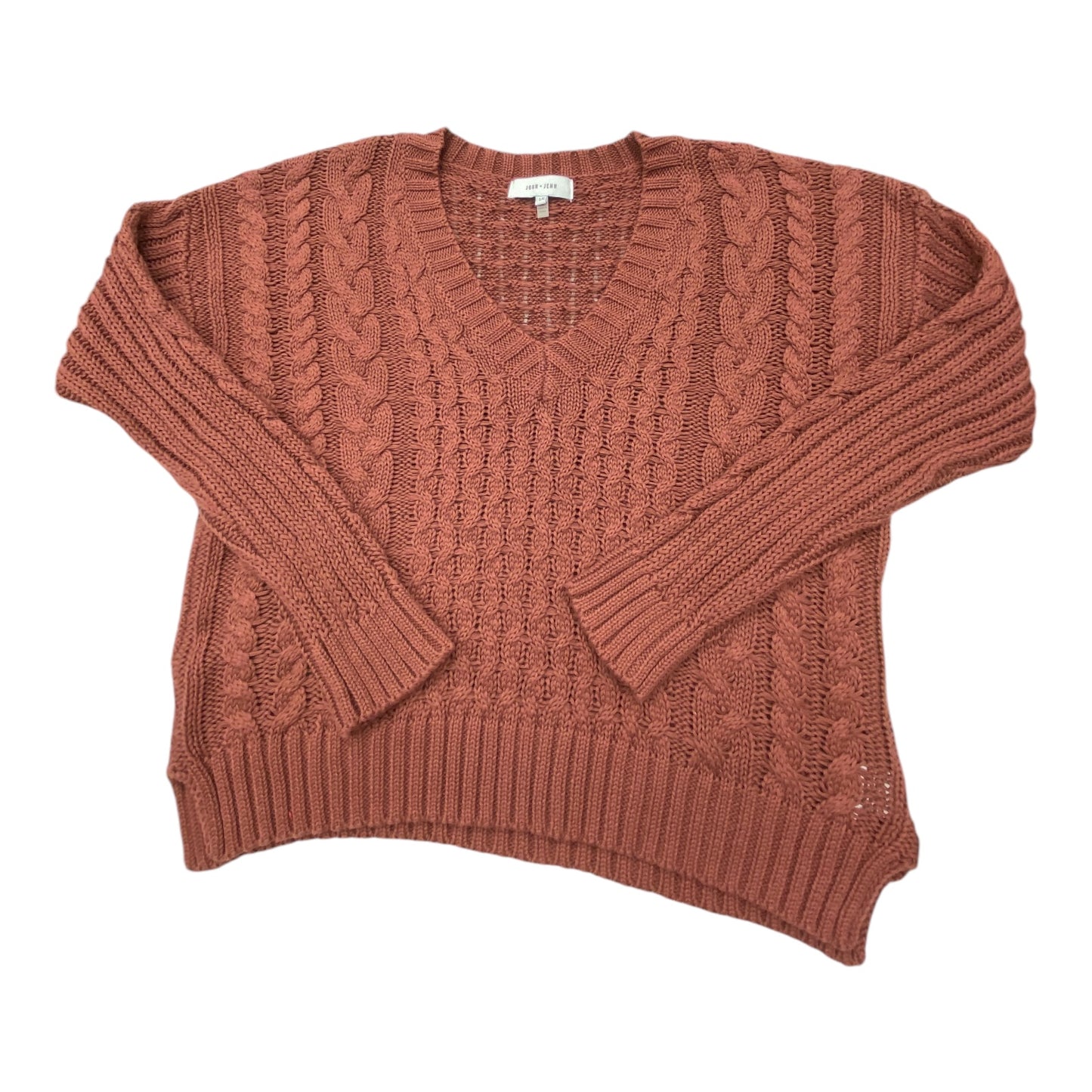 Sweater By John + Jenn In Maroon, Size: L