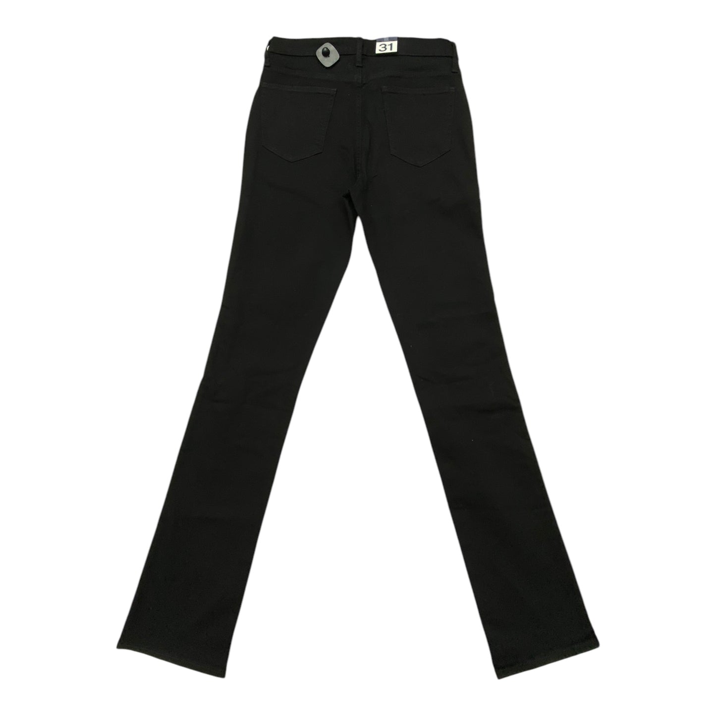 Jeans Straight By Gap In Black Denim, Size: 12l