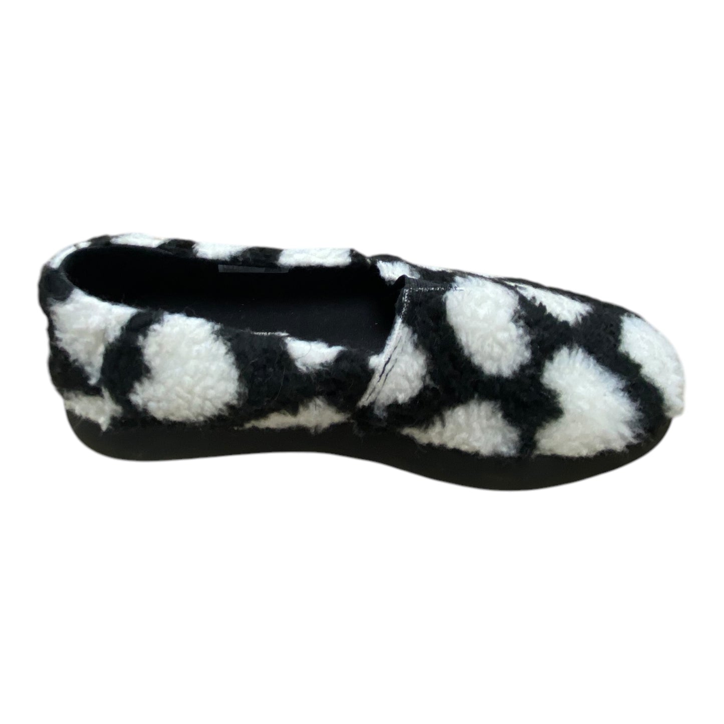 Shoes Flats By Toms In Black & White, Size: 8