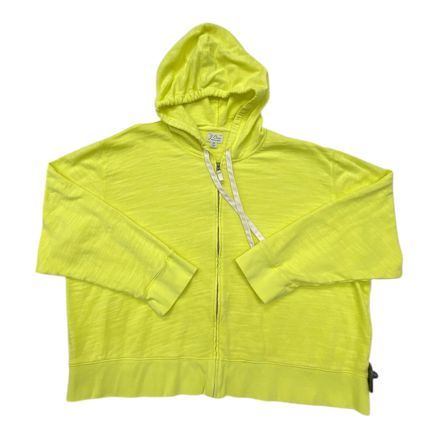 Sweatshirt Hoodie By J. Crew In Yellow, Size: 2x