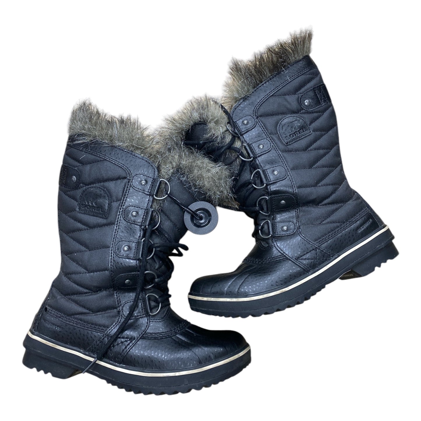 Boots Designer By Sorel In Black, Size: 7