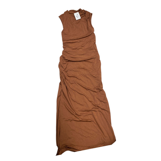 Dress Casual Maxi By LALAVON In Brown, Size: M