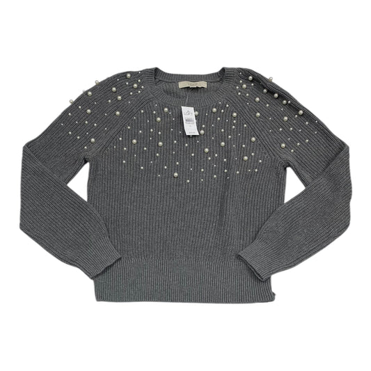 Sweater By Loft In Grey, Size: M