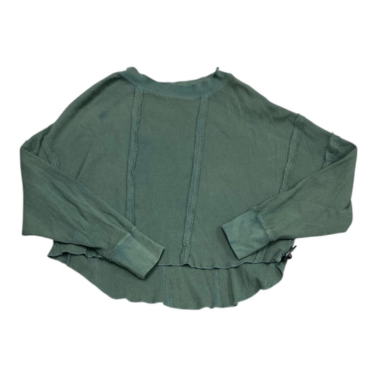 Top Long Sleeve By We The Free In Green, Size: Xs