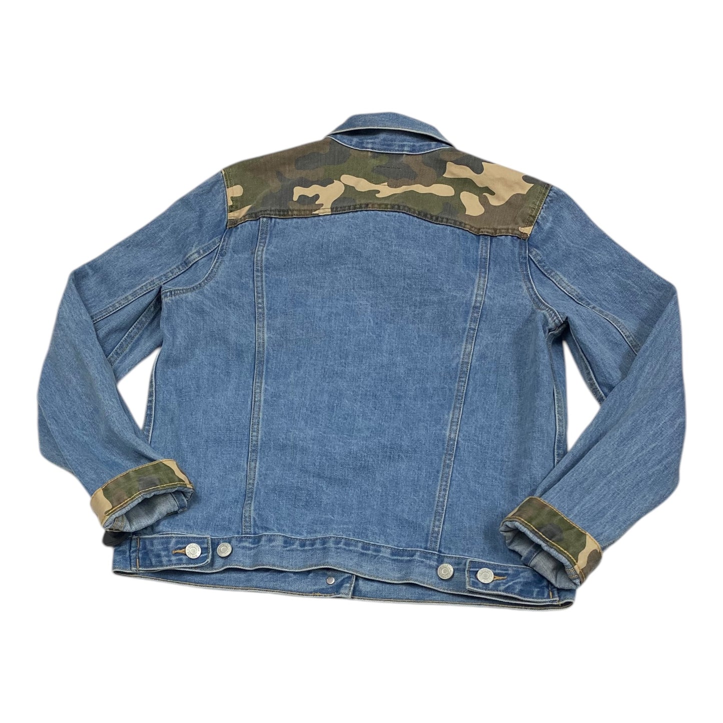 Jacket Denim By Gap In Blue Denim, Size: M