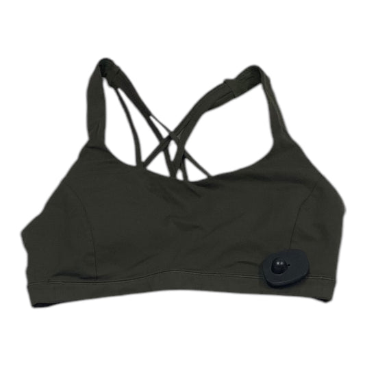 Athletic Bra By Lululemon In Green, Size: 8