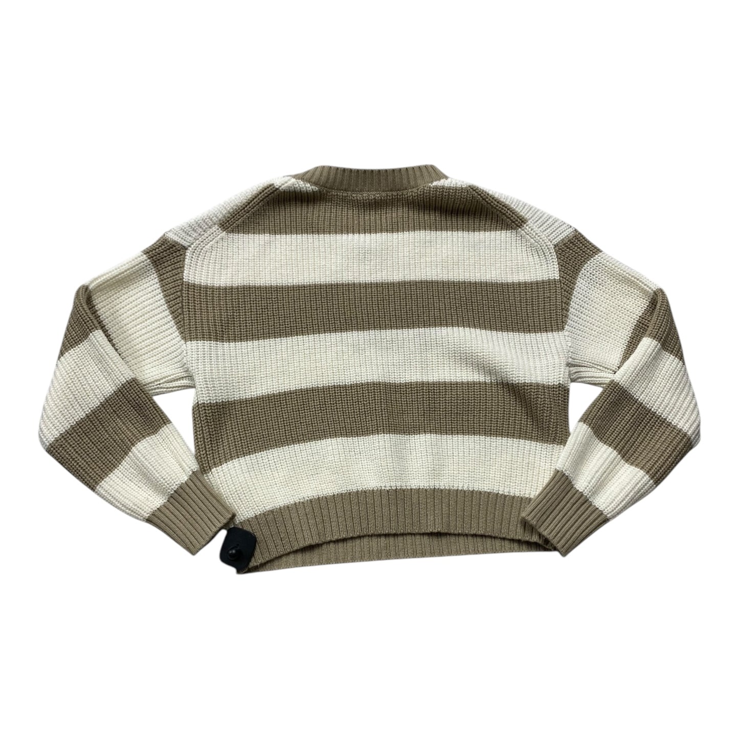 Sweater By Garage In Tan & White, Size: M