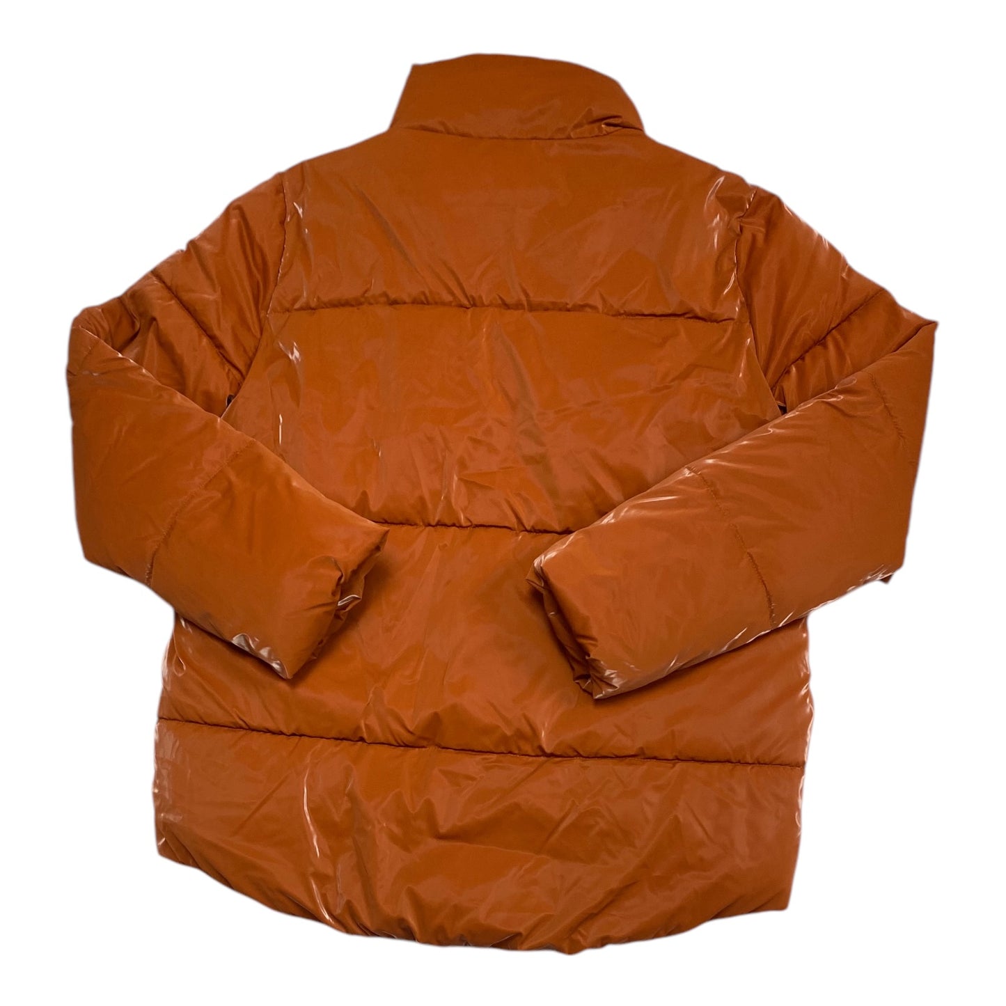 Jacket Puffer & Quilted By Charlie B In Orange, Size: Xs